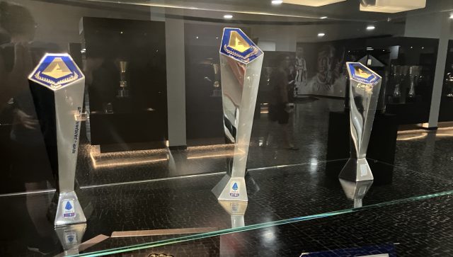 Trofei della Serie A esposti al museo di Cristiano Ronaldo