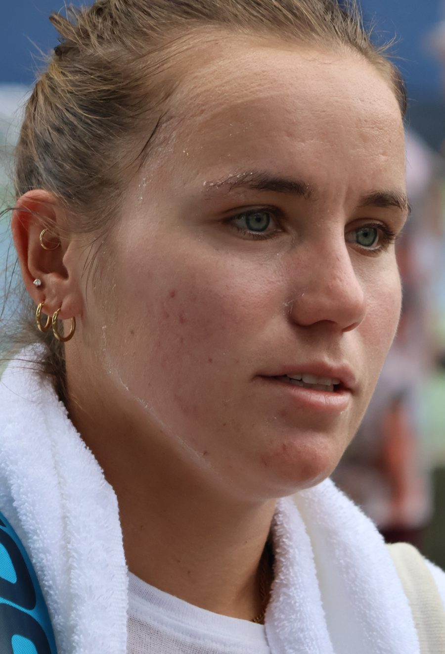 Sofia Kenin dopo un allenamento al DC Open 2024