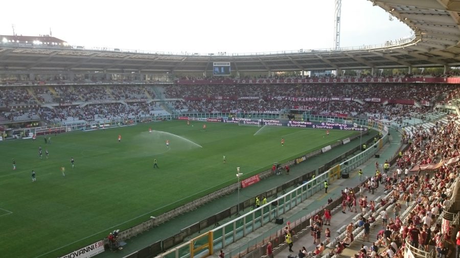 Lo Stadio Olimpico Grande Torino durante una partita del Torino