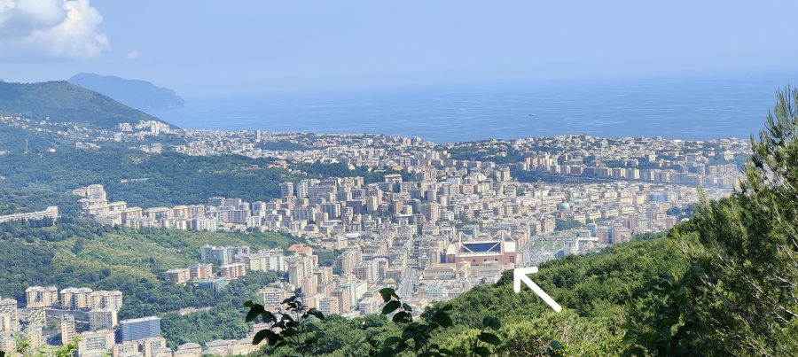 Veduta dello stadio Luigi Ferraris di Genova