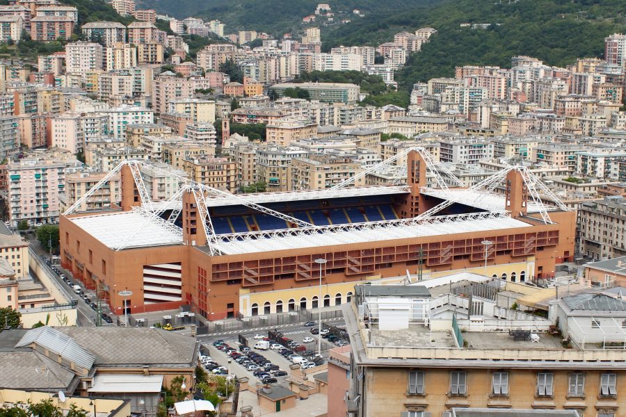 Lo stadio Luigi Ferraris di Genova, casa del Genoa