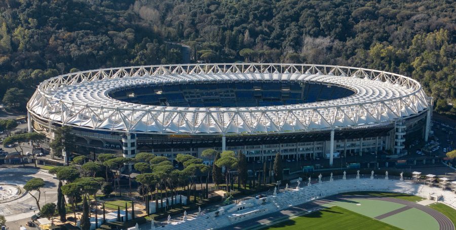 Veduta dello Stadio Olimpico di Roma