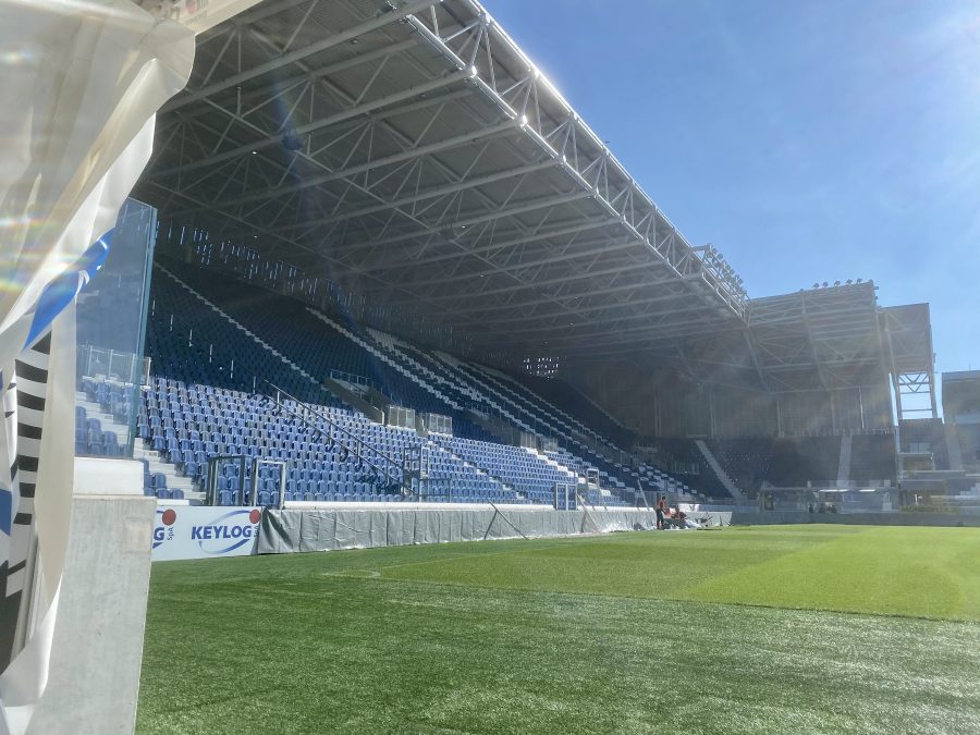 Il Gewiss Stadium di Bergamo, casa dell'Atalanta