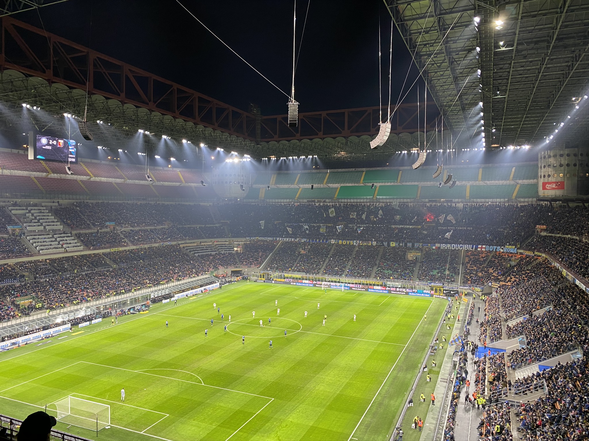 San Siro durante una partita dell Inter