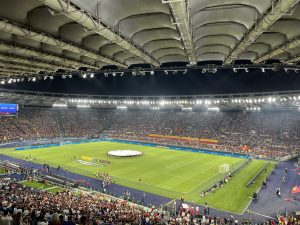 Stadio Olimpico di Roma prima di una partita europea della Roma