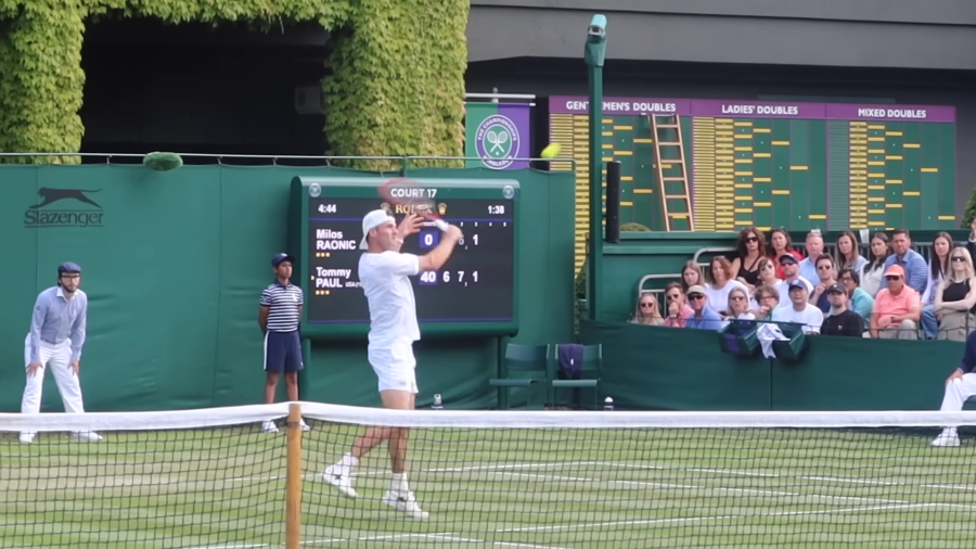 Tommy Paul durante Wimbledon