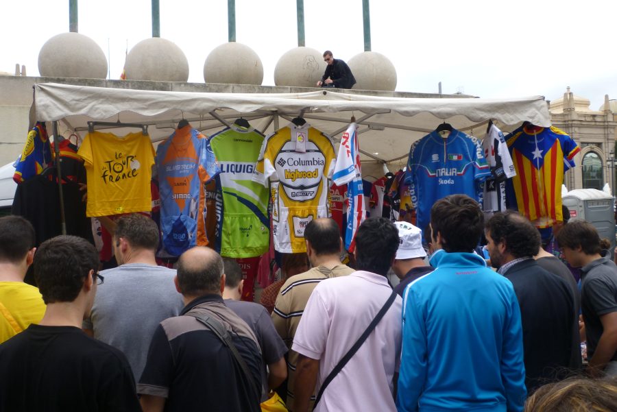 Il Tour de France a Barcellona durante una precedente edizione