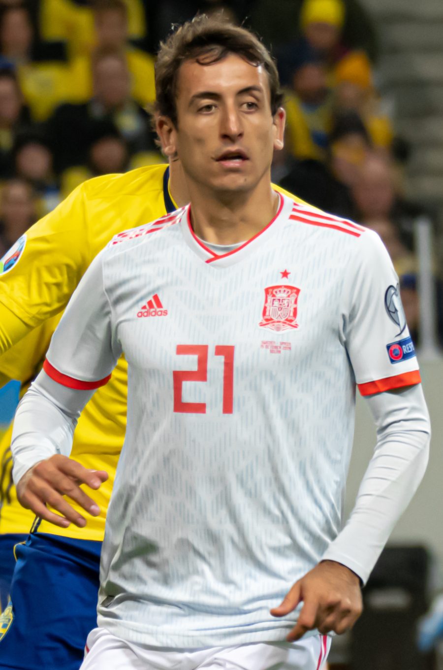 Mikel Oyarzabal con la maglia della Spagna