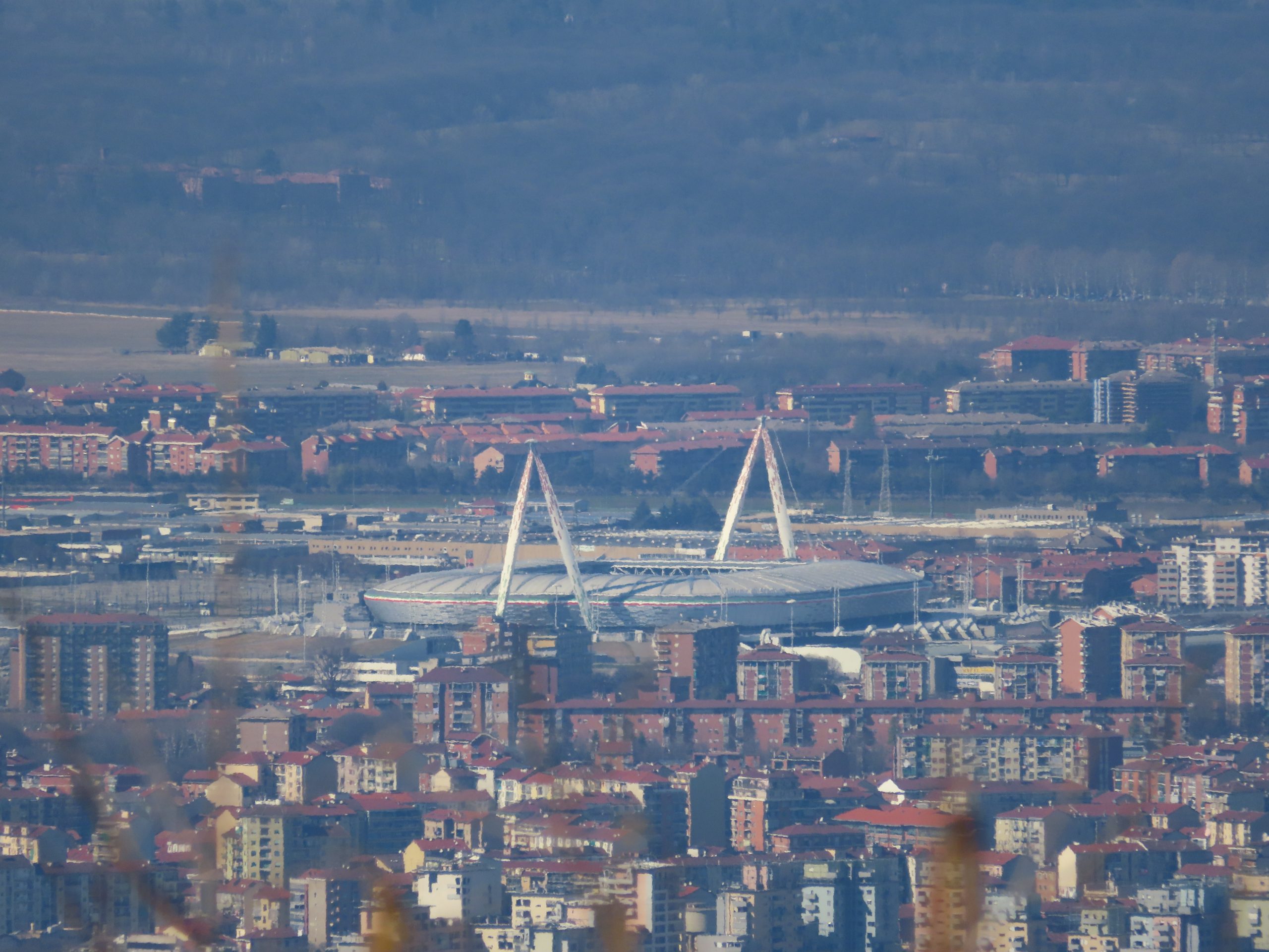 Veduta dell'Allianz Stadium di Torino, casa della Juventus