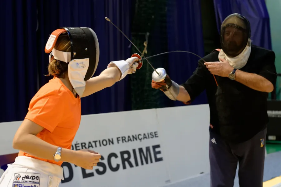 Arianna Errigo in azione nel fioretto
