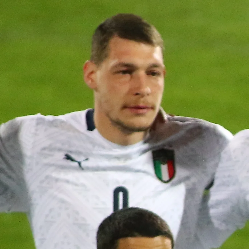 Andrea Belotti in maglia della Nazionale italiana