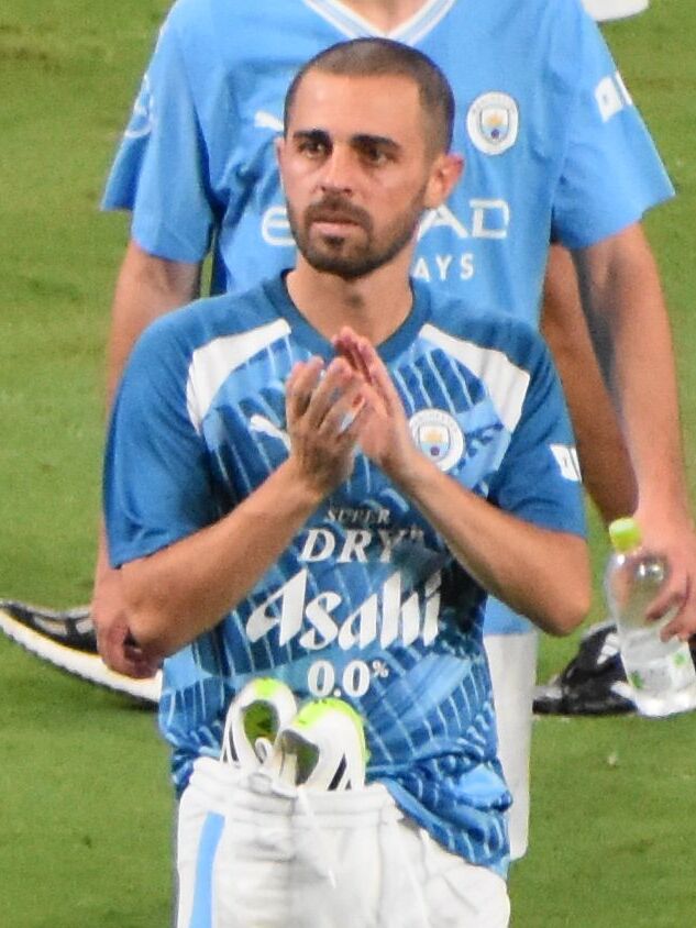 Bernardo Silva durante una partita, nuovo volto del progetto Real Madrid