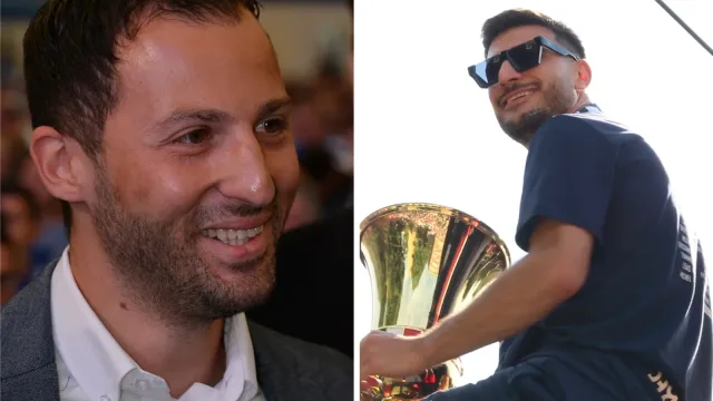 Domenico Tedesco e Riccardo Orsolini, volti del Bologna dopo il 4-0 con l’Arminia Bielefeld