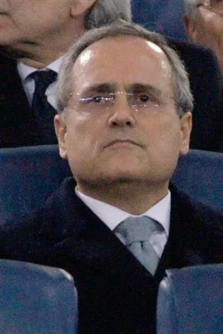 Claudio Lotito, presidente della Lazio e nuovo riferimento proprietario della Reggina