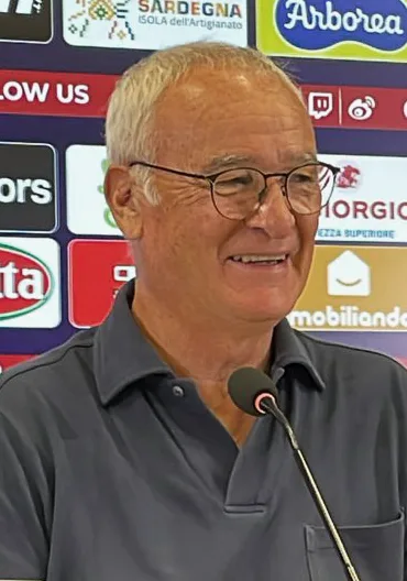 Claudio Ranieri in conferenza stampa