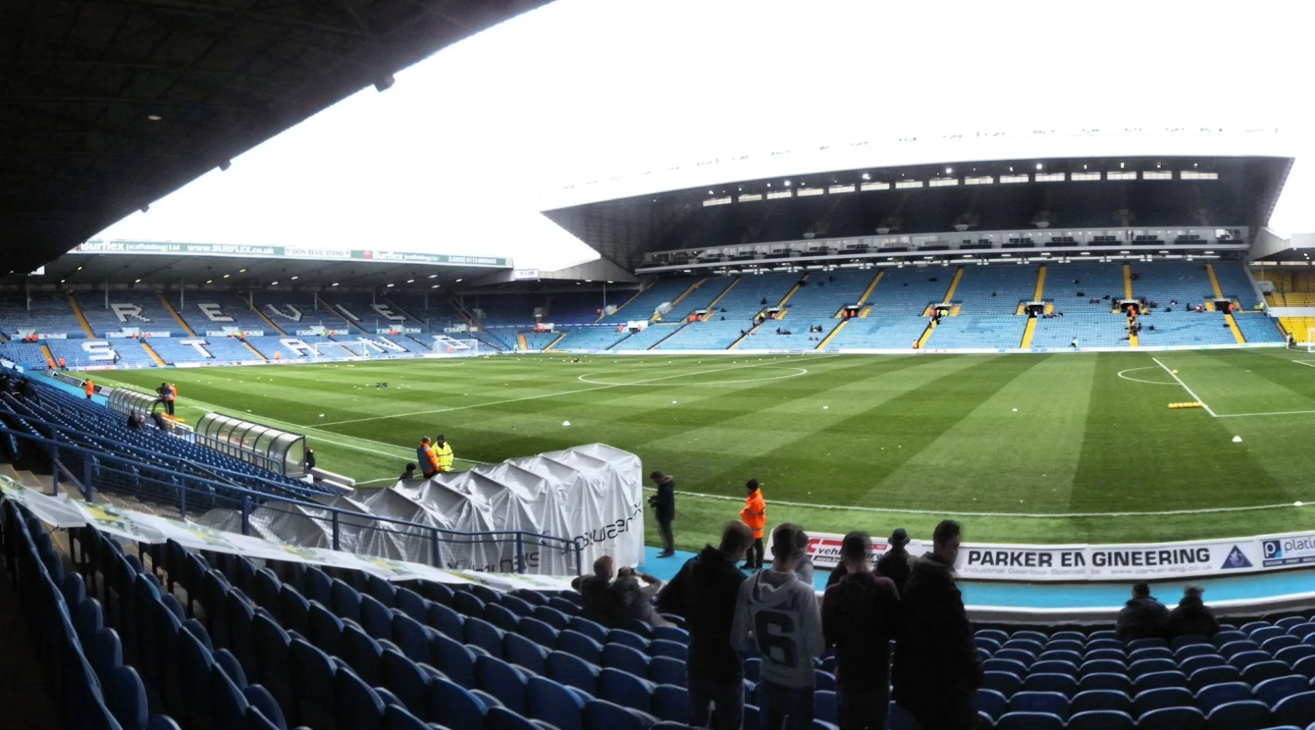 Lo stadio Elland Road, casa del Leeds United