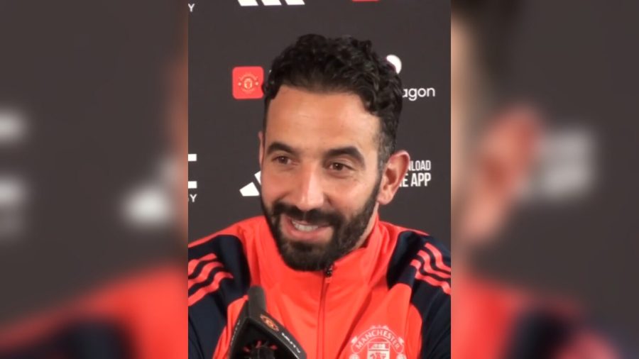 Ruben Amorim in conferenza stampa, nuovo tecnico del Milan