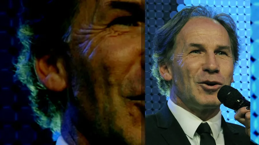 Franco Baresi in primo piano durante un evento sportivo nel 2012