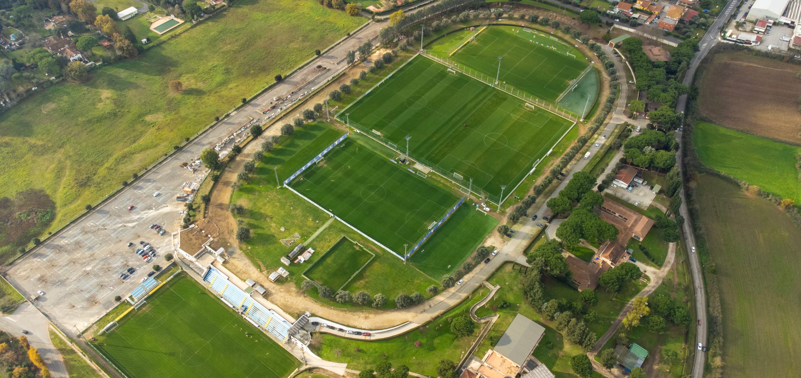 Veduta del Training Center della Lazio a Formello