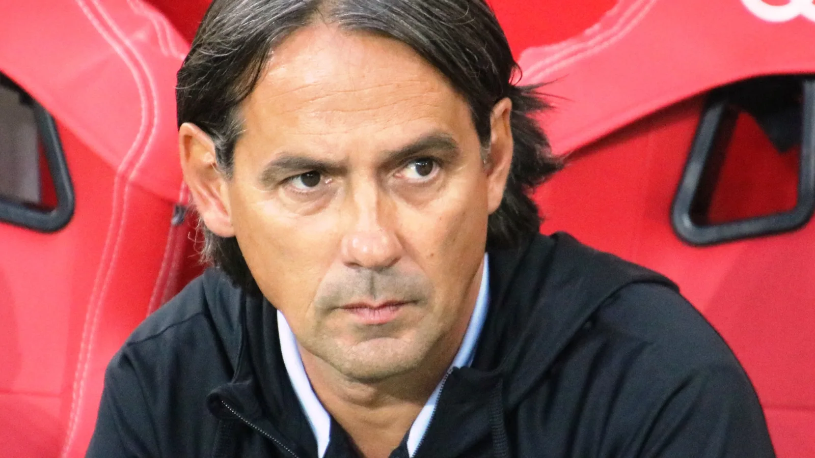 Simone Inzaghi in panchina durante una partita dell'Inter