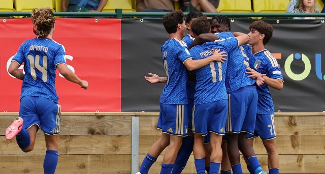 Italia Under 19 in campo durante l'Europeo 2026