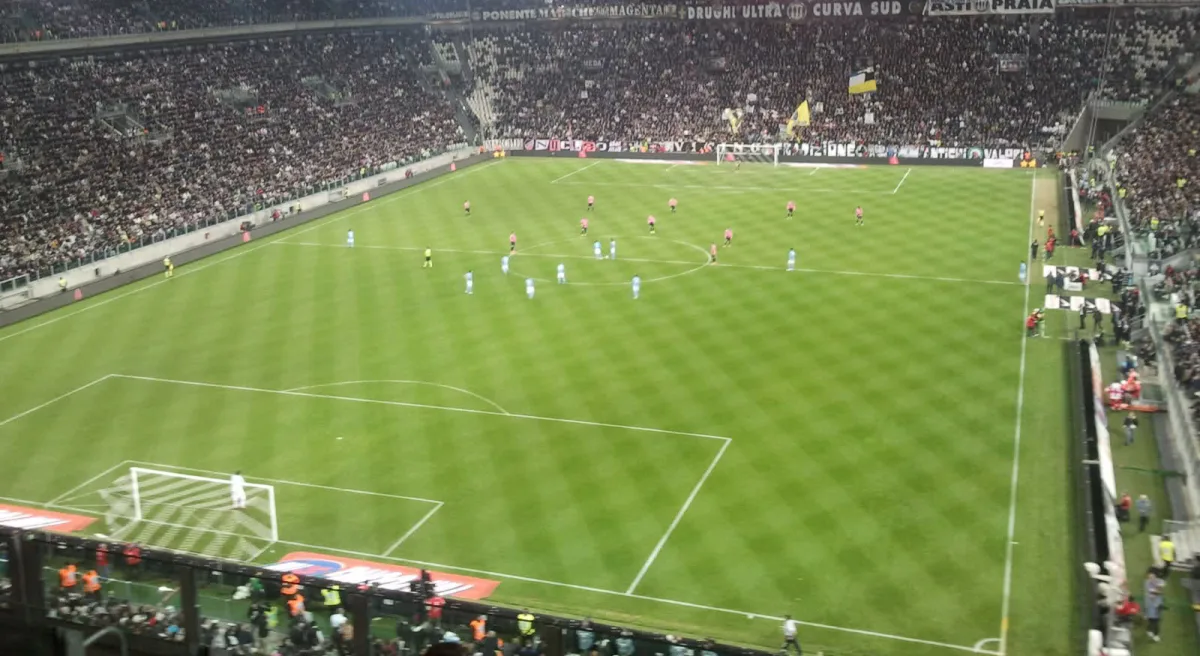 L'Allianz Stadium durante una partita della Juventus