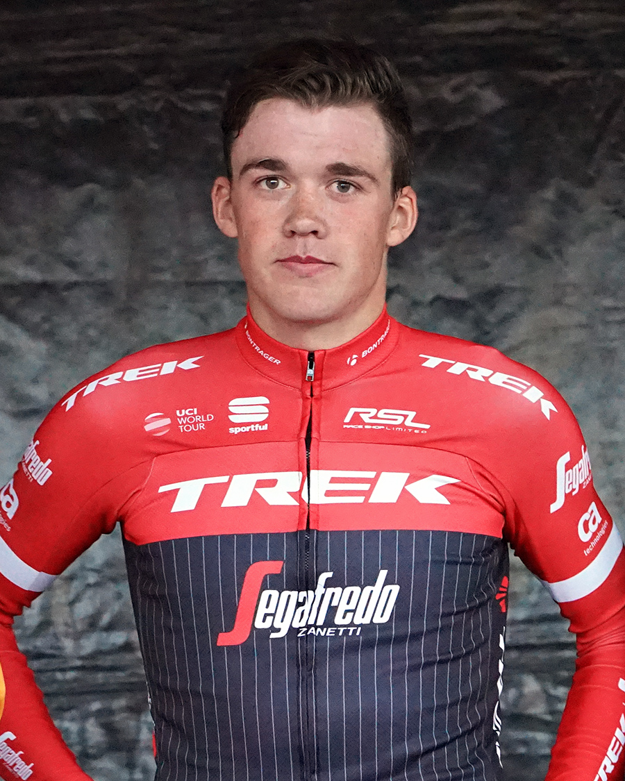 Mads Pedersen in maglia Trek-Segafredo
