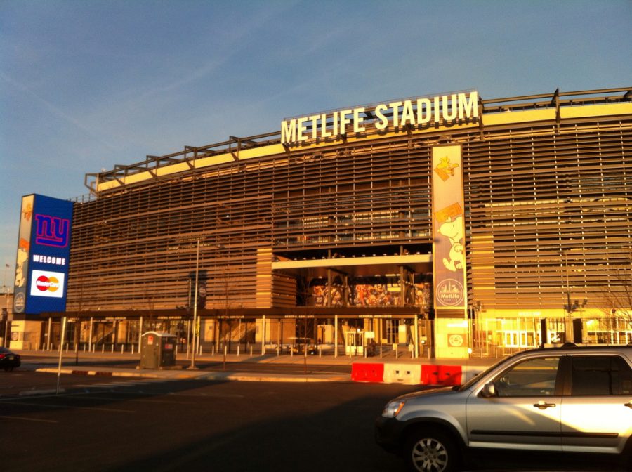 Esterno del MetLife Stadium nel New Jersey