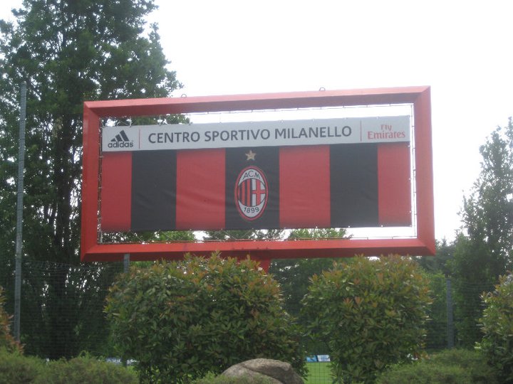 Centro sportivo Milanello, sede degli allenamenti del Milan