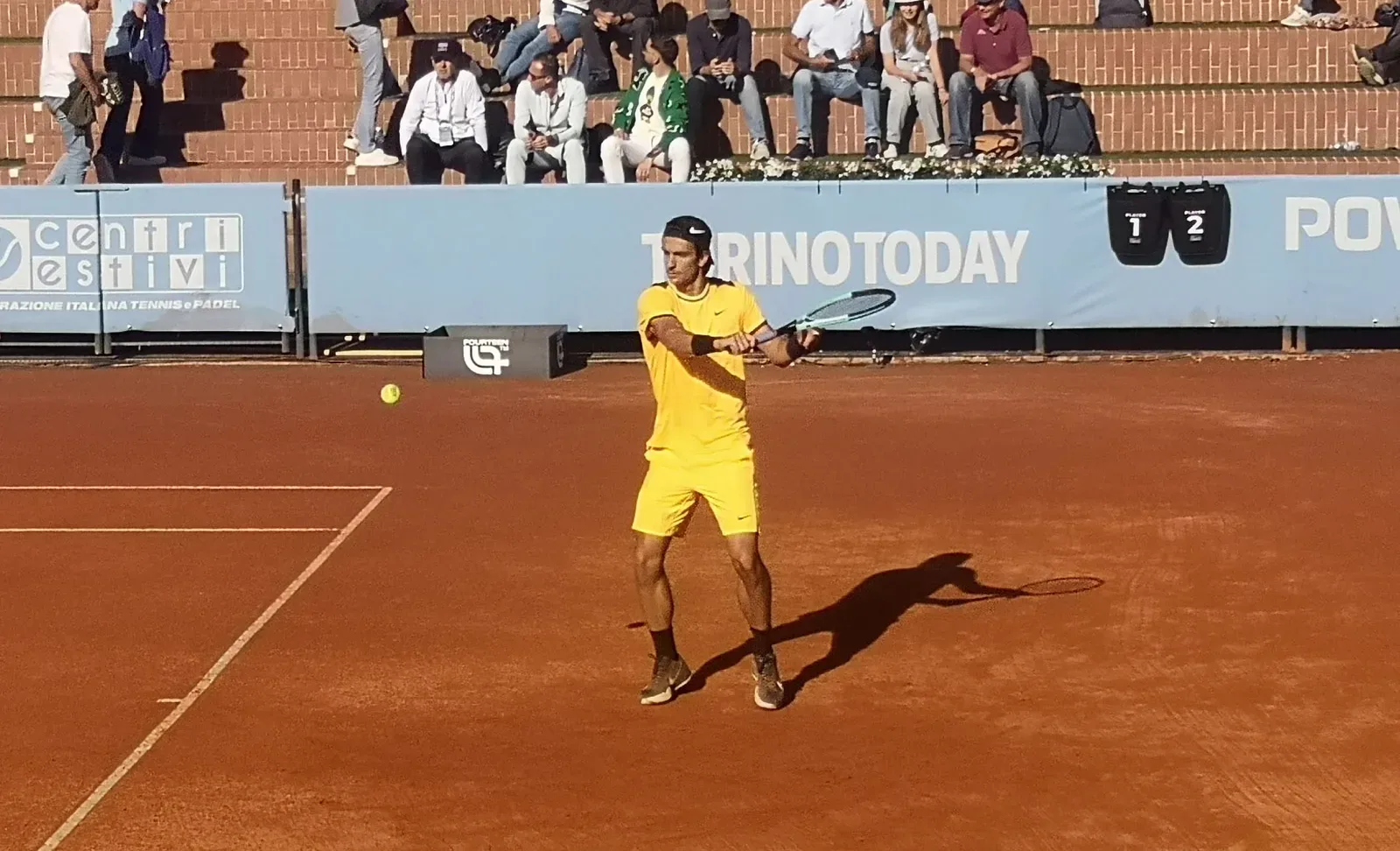 Lorenzo Musetti in campo, possibile incrocio nel tabellone di Washington