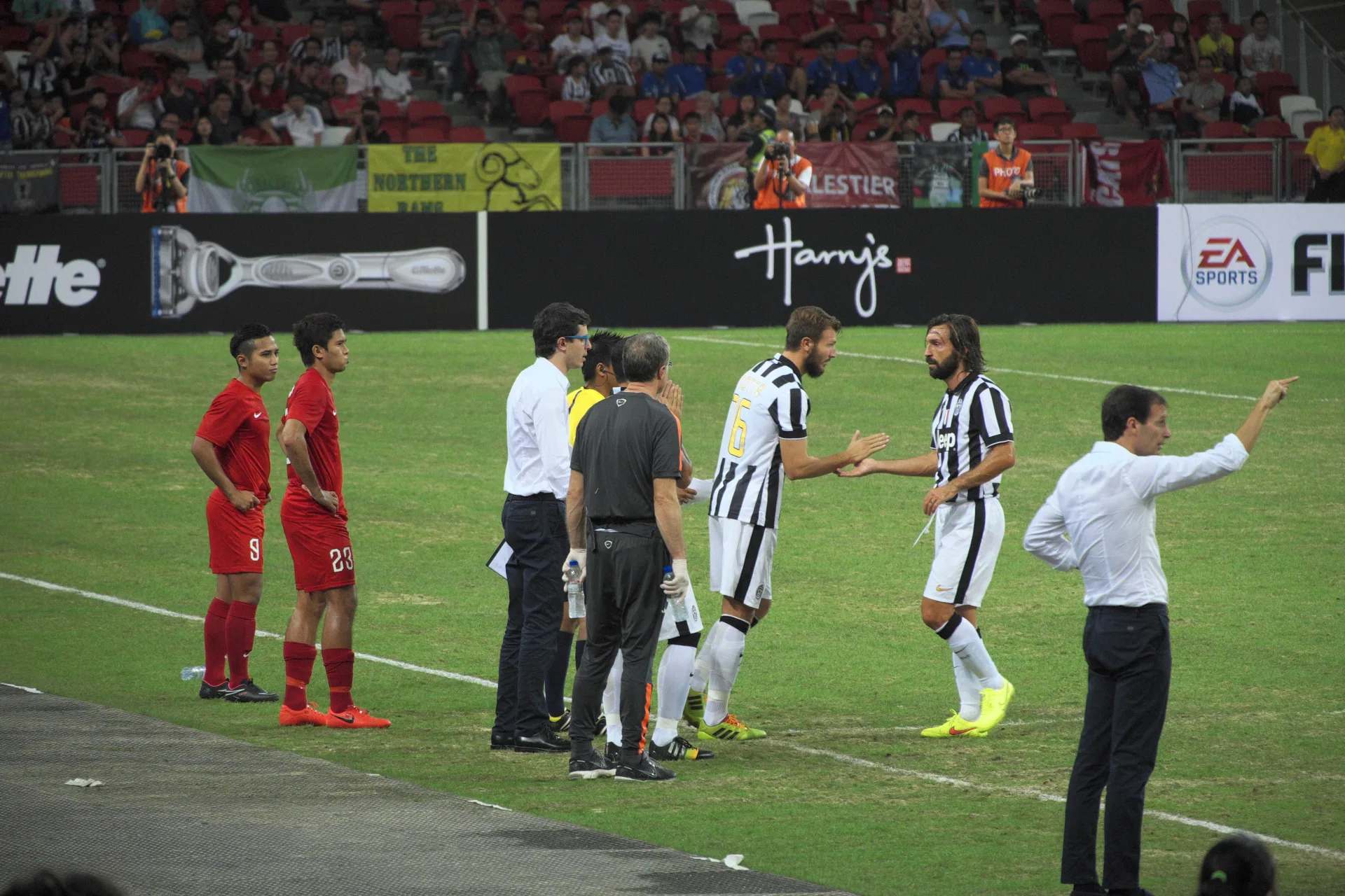 Andrea Pirlo durante una fase di gioco con la Juventus
