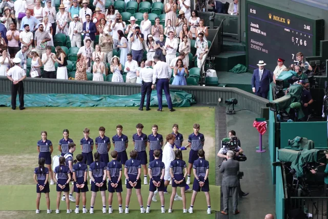 Jannik Sinner a Wimbledon 2026 dopo la finale vinta