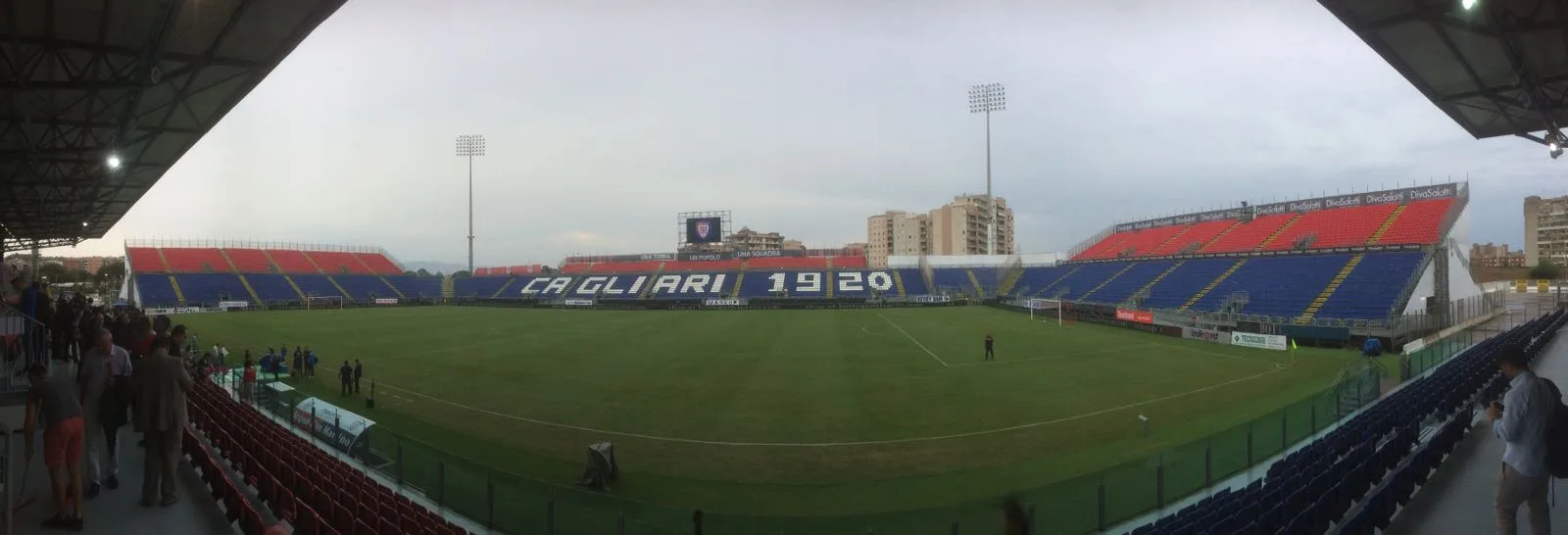 La Unipol Domus di Cagliari vista dagli spalti