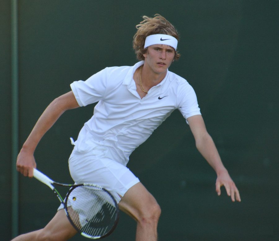 Alexander Zverev a Wimbledon