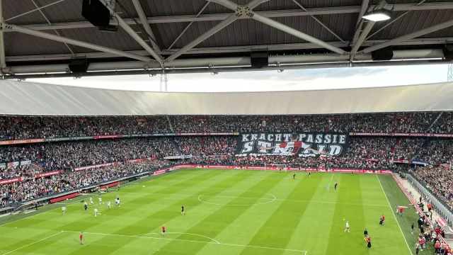 Il De Kuip di Rotterdam durante una partita del Feyenoord