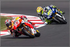 Marc Marquez in azione in MotoGP