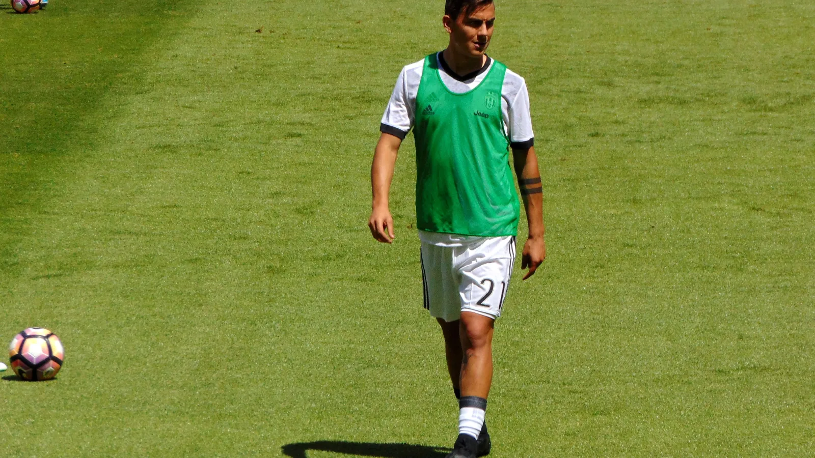 Paulo Dybala durante un allenamento