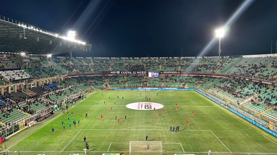 Lo stadio Renzo Barbera durante una partita del Palermo