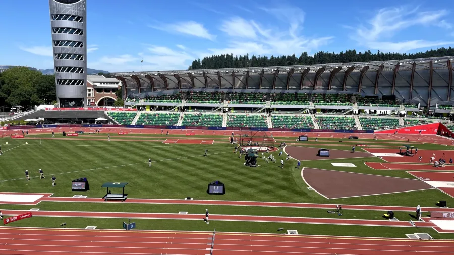 Hayward Field di Eugene, sede dei Mondiali Under 20 di atletica 2026