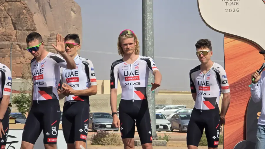 Corridori UAE Team Emirates-XRG alla AlUla Tour 2026